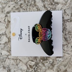 Disney x Baublebar Rainbow Mickey Claw Clip